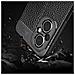 Custodia Compatibile Con Oneplus Nord N200 In Nero Profondo - Coperchio Protettivo In Silicone Tpu Con Applicazione Di Finta Pelle Nobile - Foto miniatura 4