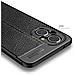Custodia Compatibile Con Oneplus Nord N200 In Nero Profondo - Coperchio Protettivo In Silicone Tpu Con Applicazione Di Finta Pelle Nobile - Foto miniatura 5
