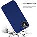 Custodia Compatibile Con Apple Iphone 12 / Iphone 12 Pro (6,1"" Zoll) In Candy Blu Scuro - Coperchio Protettivo In Silicone Tpu Flessibile - Foto miniatura 7