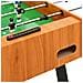 Calcio Balilla Pieghevole 121x61x80 Cm Marrone Chiaro - Foto miniatura 2
