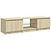 Mobile Porta TV con Luci LED Rovere Sonoma 140x40x35,5 cm - Foto miniatura 3