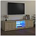 Mobile Porta TV con Luci LED Rovere Sonoma 140x40x35,5 cm - Foto miniatura 4