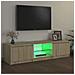 Mobile Porta TV con Luci LED Rovere Sonoma 140x40x35,5 cm - Foto miniatura 7