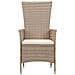 Set Mobili Da Pranzo Per Giardino 5 Pz Beige - Foto miniatura 6