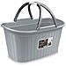 Elegance Cesta Portabiancheria Con Manici Reclinabili, qualità Robusta. - Grigio - Foto miniatura 1