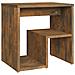 Comodino Rovere Fumo 40x30x40 Cm In Legno Multistrato - Foto miniatura 1