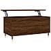 Tavolino Salotto Rovere Marrone 90x44,5x45 Cm Legno Multistrato - Foto miniatura 2