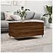 Tavolino Salotto Rovere Marrone 90x44,5x45 Cm Legno Multistrato - Foto miniatura 1
