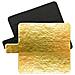 10 Supporti Per Torte Individuali Quadrati - Oro E Nero Ø 8 Cm - Foto miniatura 1