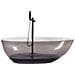 Vasca Da Bagno Freestanding Blancarena 170 X 78 Cm Nero - Foto miniatura 8