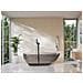 Vasca Da Bagno Freestanding Blancarena 170 X 78 Cm Nero - Foto miniatura 1
