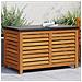 Contenitore Da Giardino 60x50x55 Cm In Legno Massello Di Acacia - Foto miniatura 3