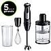 Frullatore ad Immersione MQ55254MBK Capacità 0.5 Litri Potenza 1000 Watt Colore Acciaio inox - Foto miniatura 2