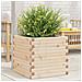 Fioriera Da Giardino 50x50x46 Cm In Legno Massello Di Pino - Foto miniatura 1