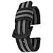 Cinturino In Nylon Per Orologio Con Barre A Molla A Sgancio Rapido Black+grey 22 Mm - Foto miniatura 1