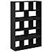Libreria Nera 100x33x156,5 Cm In Truciolato - Foto miniatura 2