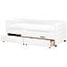 Letto Da Giorno Con Contenitore Velluto Marray 90 X 200 Cm Bianco Sporco - Foto miniatura 2