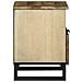 Comodino 40x33x46 cm Legno massello di mango - Foto miniatura 4