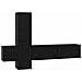 Set mobile TV 5 pcs Rovere nero 181 x 30 x 120 cm - Foto miniatura 1