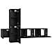 Set mobile TV 5 pcs Rovere nero 181 x 30 x 120 cm - Foto miniatura 8