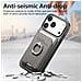Custodia Grigia In Pelle Pu Con Porta Carte Magnetico Compatibile Con Iphone 17 Pro Max - Foto miniatura 2