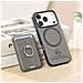 Custodia Grigia In Pelle Pu Con Porta Carte Magnetico Compatibile Con Iphone 17 Pro Max - Foto miniatura 5
