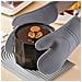 Guanti Da Forno In Silicone (confezione Da 2) - Presine Da Cucina Resistenti Al Calore Per Cucinare E Cuocere - Foto miniatura 3