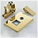 Set miscelatore doccia, Blackswan, tipo M60.6, modello oro lucido, misura 25 cm - Foto miniatura 2