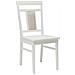 Sedia da pranzo 2 pcs Bianco Legno di gomma solido - Foto miniatura 4