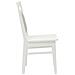 Sedia da pranzo 2 pcs Bianco Legno di gomma solido - Foto miniatura 6