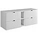 | Mobiletto 140 cm - Blanc Mat - Mobili da bagno - Mobili da bagno - Sottolavabo - Piano d'appoggio - Libreria bianca - Foto miniatura 1