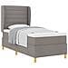 Letto a molle con materasso Talpa 190 x 90 cm Tessuto - Foto miniatura 1