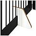 Cancello per cani con supporti 2 pcs Rovere Nero 80 x 100 cm - Foto miniatura 7