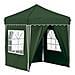Tenda per feste a pop-up 195 x 195 x 245 cm Verde - Foto miniatura 1