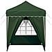 Tenda per feste a pop-up 195 x 195 x 245 cm Verde - Foto miniatura 7