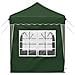 Tenda per feste a pop-up 195 x 195 x 245 cm Verde - Foto miniatura 8