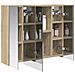 Mobiletto per specchio da bagno Rovere Sonoma 60 x 14,5 x 50 cm - Foto miniatura 3