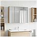 Mobiletto per specchio da bagno Rovere Sonoma 60 x 14,5 x 50 cm - Foto miniatura 4