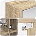 Mobiletto per specchio da bagno Rovere Sonoma 60 x 14,5 x 50 cm - Foto miniatura 9