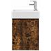 Mobile bagno con rubinetto Rovere Fumo 45,5 x 22,5 x 84 cm - Foto miniatura 5