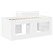 Letto alto per bambini con scrivania Bianco - Foto miniatura 5