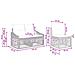 Set Divano da Giardino 8 pcs Nero polyrattan - Foto miniatura 7
