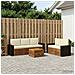 Set divani con cuscino 6 pcs Legno di Acacia Massello - Foto miniatura 2