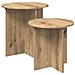 Set tavolini 2 pcs Rovere Artigianale Legno ingegnerizzato - Foto miniatura 1