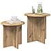 Set tavolini 2 pcs Rovere Artigianale Legno ingegnerizzato - Foto miniatura 2