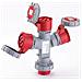 ADATTATORE Industriale 1 SPINA + 3 PRESE 380V 3P+T 16A CE - Foto miniatura 1