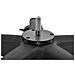 Robusto Stativo a Rotelle per Vento Macchina Altezza Max 110 cm Nero 17364 - Foto miniatura 1