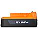 Batteria 18 V 1,5 Ah Li-ion Cda1077s - Foto miniatura 2