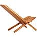 Sedia a Sdraio da Esterno Pieghevole Legno Massello di Acacia - Foto miniatura 3
