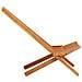 Sedia a Sdraio da Esterno Pieghevole Legno Massello di Acacia - Foto miniatura 7
